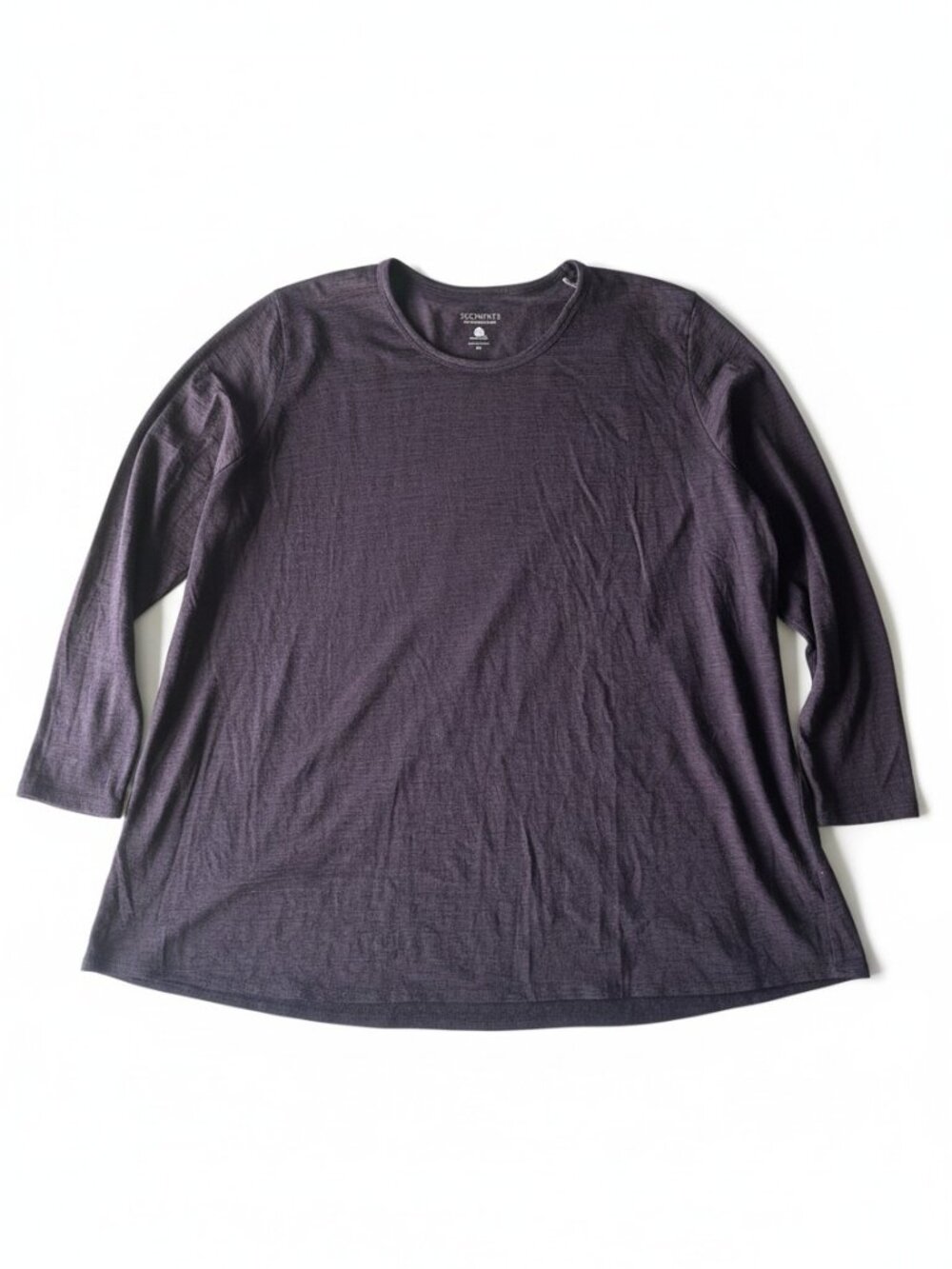 Segments 100% Merino Wool Purple Long Sleeve Top 3X